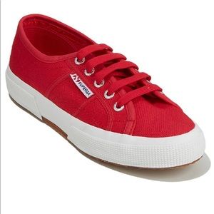 Classic red superga cotu sneaker